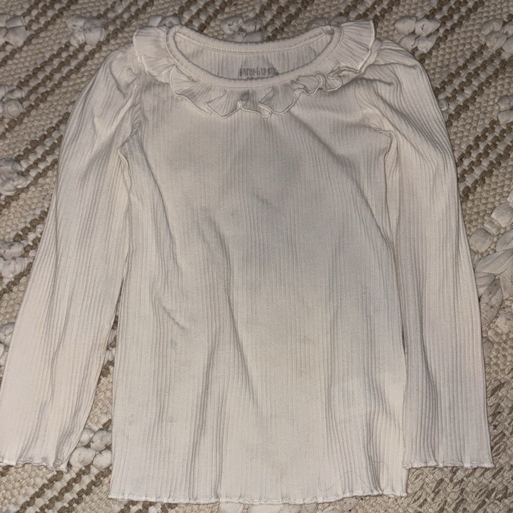 Wonder Nation Cream Long Sleeve Tee